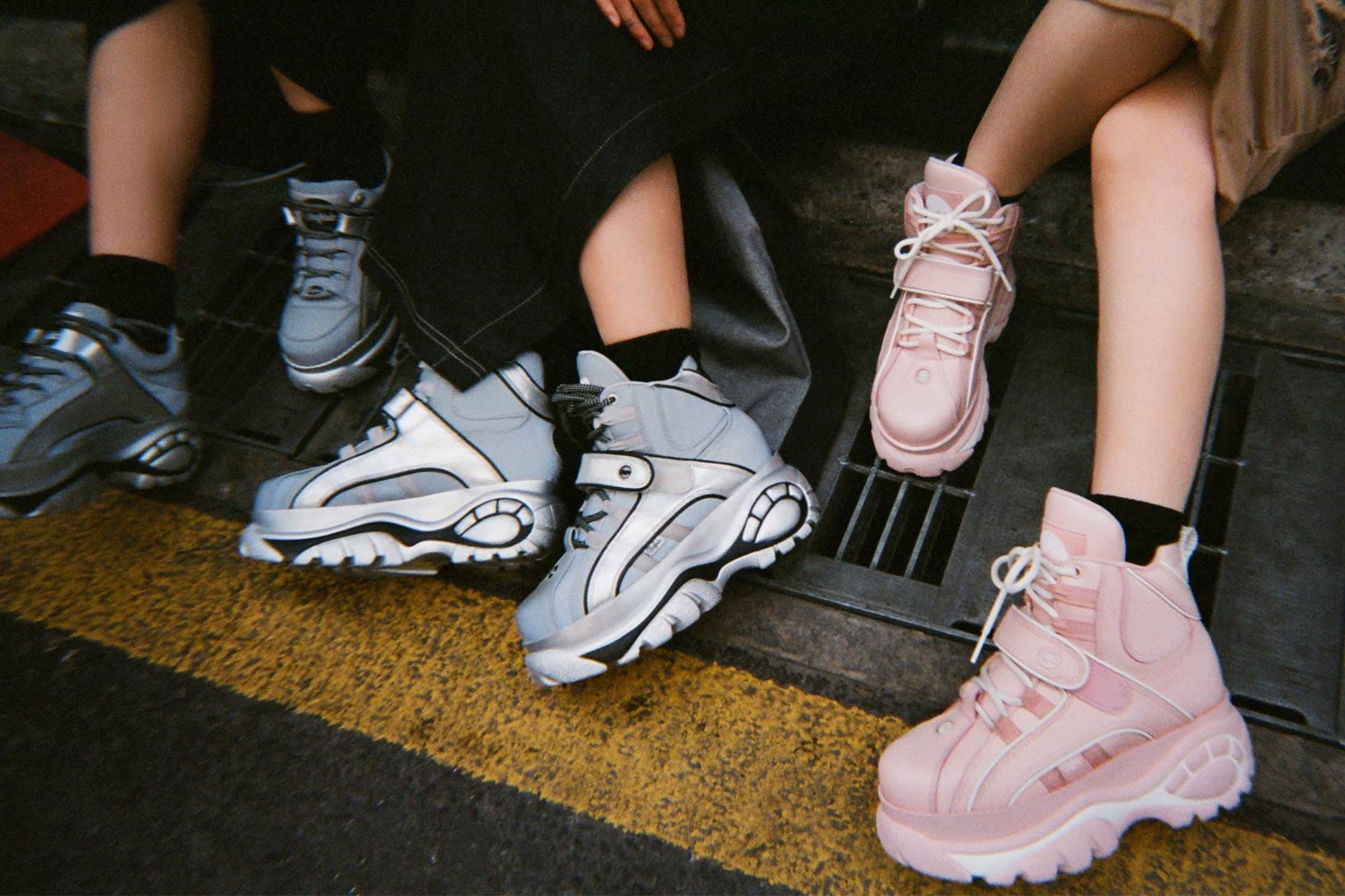 Women Hidden Wedge Heel Canvas Shoes Side Zipper High Platform Sneakers |  eBay